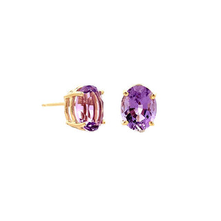 Vintage amethyst studs