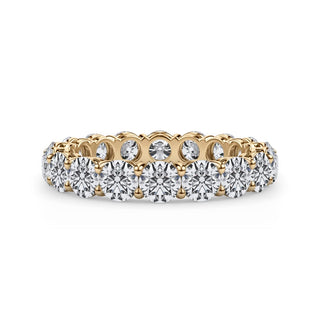 Round Brilliant Cut Gallery Eternity Band