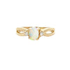 SMALL VINTAGE OPAL RING