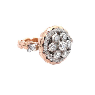 Vintage rose-cut diamond ring