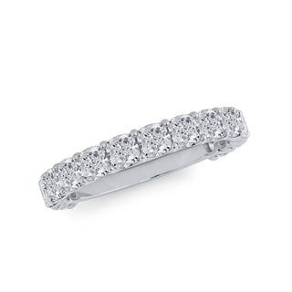 Cushion Cut U Scallop 3/4 Eternity Ring