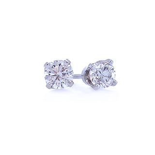 14KW GOLD 0.48CT DIAMOND STUD