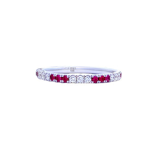 Narrow ruby band