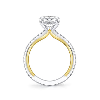 2-TONE RING MOUNTING WITH DIAMONDS