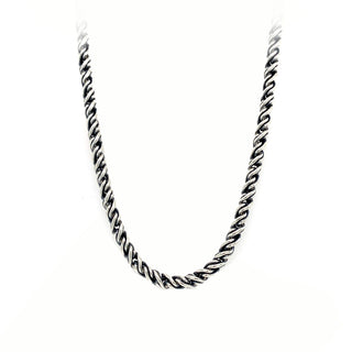 UNISEX 24" OXIDIZED ROPE CHAIN