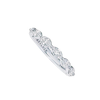 14KW 3/4CT MARQUISE DIAMOND BAND