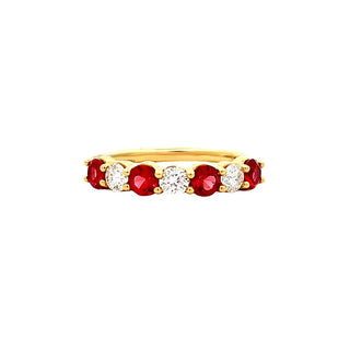 Ruby 7-stone band