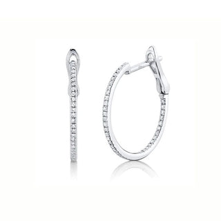 14KW 3/4" DIAMOND HOOPS