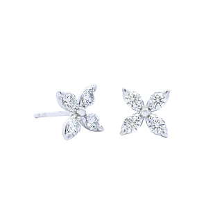 Diamond star earrings