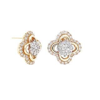 Vintage clover studs