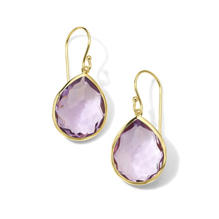 MED AMETHYST DROP EARRINGS