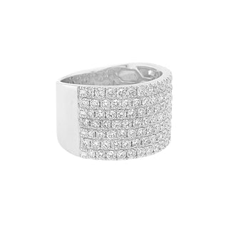 14KW 7-ROW WIDE PAVE RING