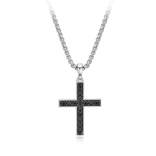 Black sapphire cross