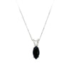 FACETED ONYX SOLITAIRE PENDANT