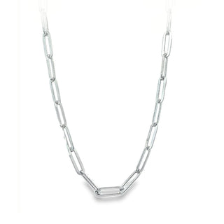 SS 24" 4MM PAPERCLIP CHAIN