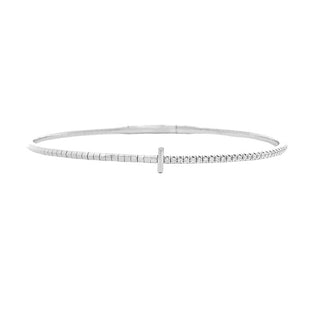 1/4ct cross bracelet