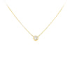 14KY 1/2CT DIAMOND SOLITAIRE NECKLACE