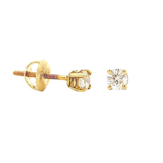 Vintage 0.40ct diamond studs