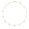 MARCO BICEGO PAVE STATION NECKLACE