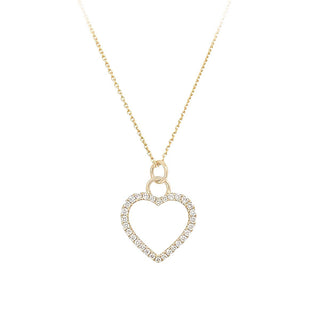 DIAMOND OPEN HEART PENDANT