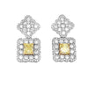 18KW GOLD VINTAGE 2CT YELLOW &