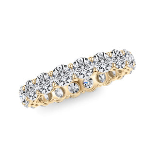 Round Brilliant Cut Gallery Eternity Band