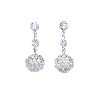 Vintage pave drops