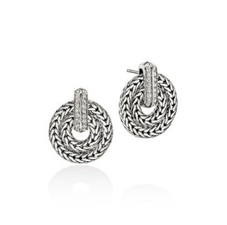 Diamond Doorknocker Earrings