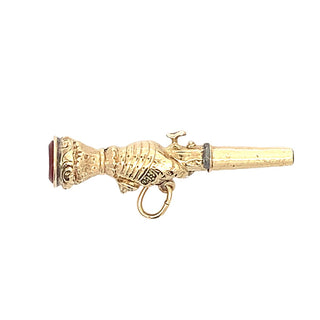 Antique "gun" watch key