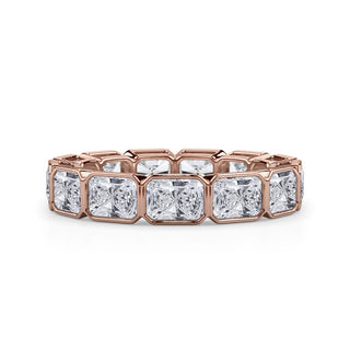 Radiant Cut East West Eternity Ring