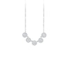 14KW 1/2CT 5-CLUSTER NECKLACE