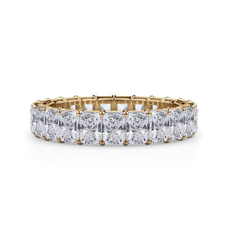 Radiant Cut Gallery Eternity Ring