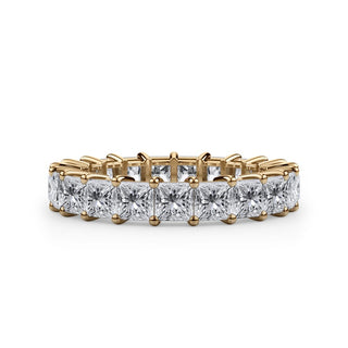 Princess Cut Gallery Eternity Ring