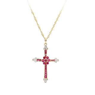 Fancu Vintage ruby cross