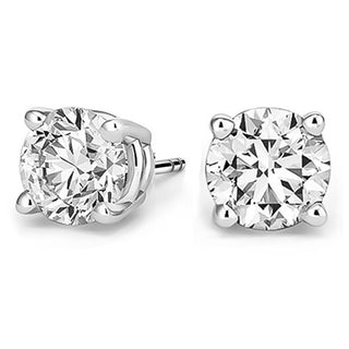 14KW 7.75CT 4-PRONG CZ STUDS