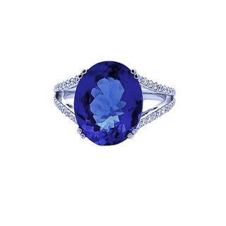 Tanzanite split ring