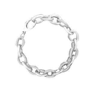 Silver link bracelet