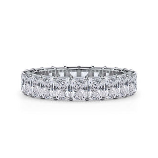 Radiant Cut Gallery Eternity Ring