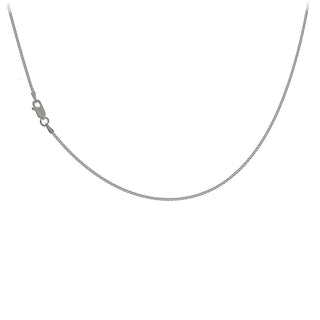SS 18" CHAIN 1MM SPIGA (ROUND