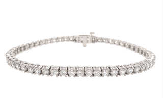 14KW GOLD 7" TENNIS STYLE 3CT